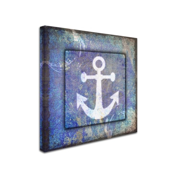 LightBoxJournal 'Beach House Anchor' Canvas Art,18x18